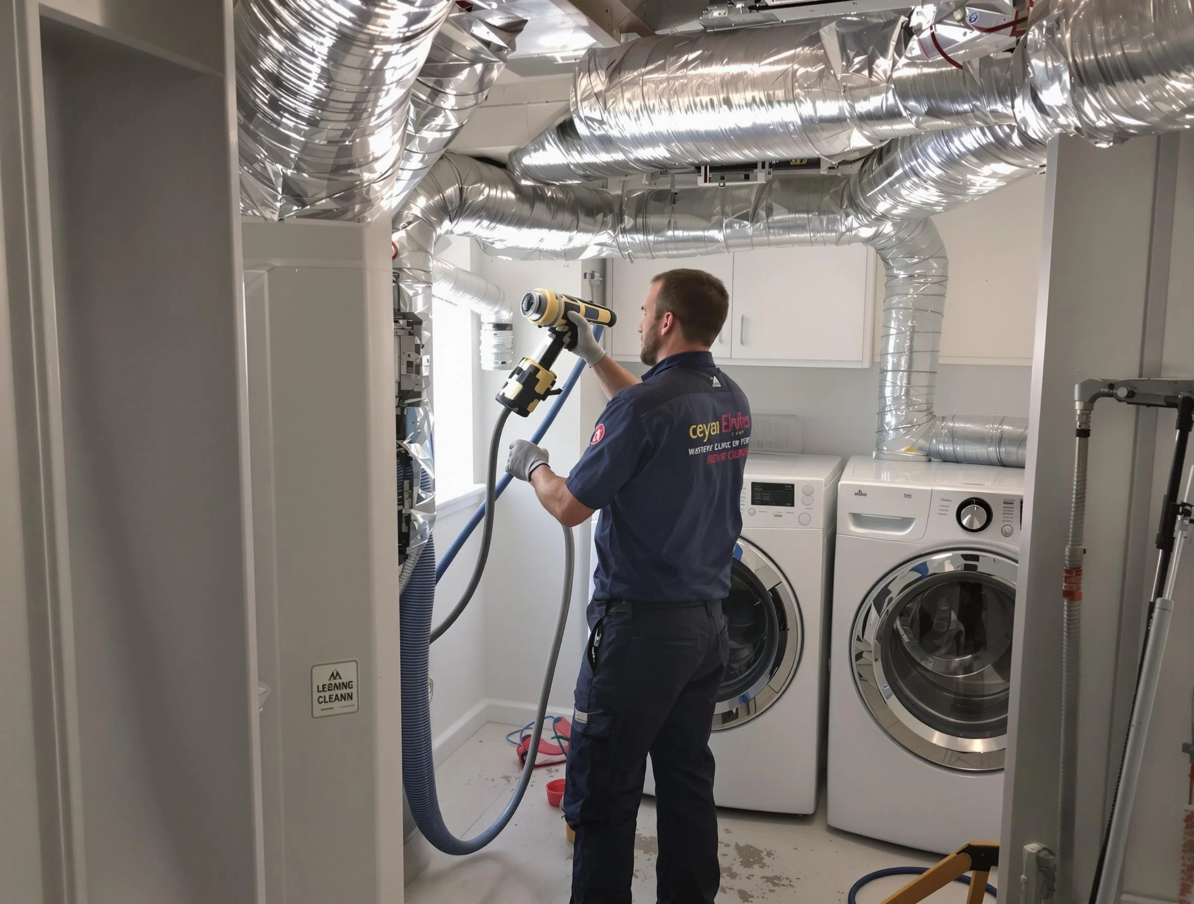 Casa Grande Dryer Vent Cleaning specialist using advanced equipment for thorough duct cleaning in Casa Grande