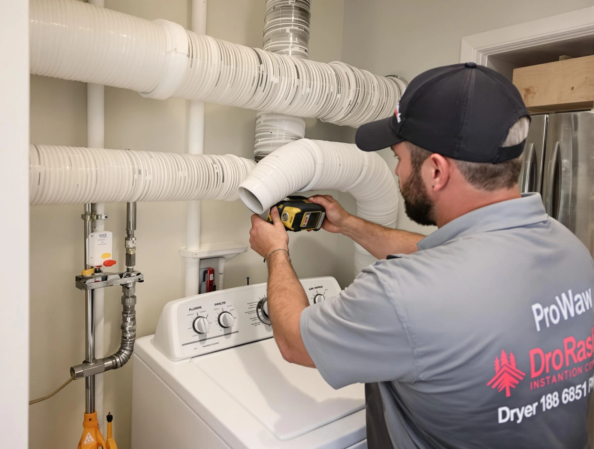 Professional dryer vent hose installation by Casa Grande Dryer Vent Cleaning in Casa Grande