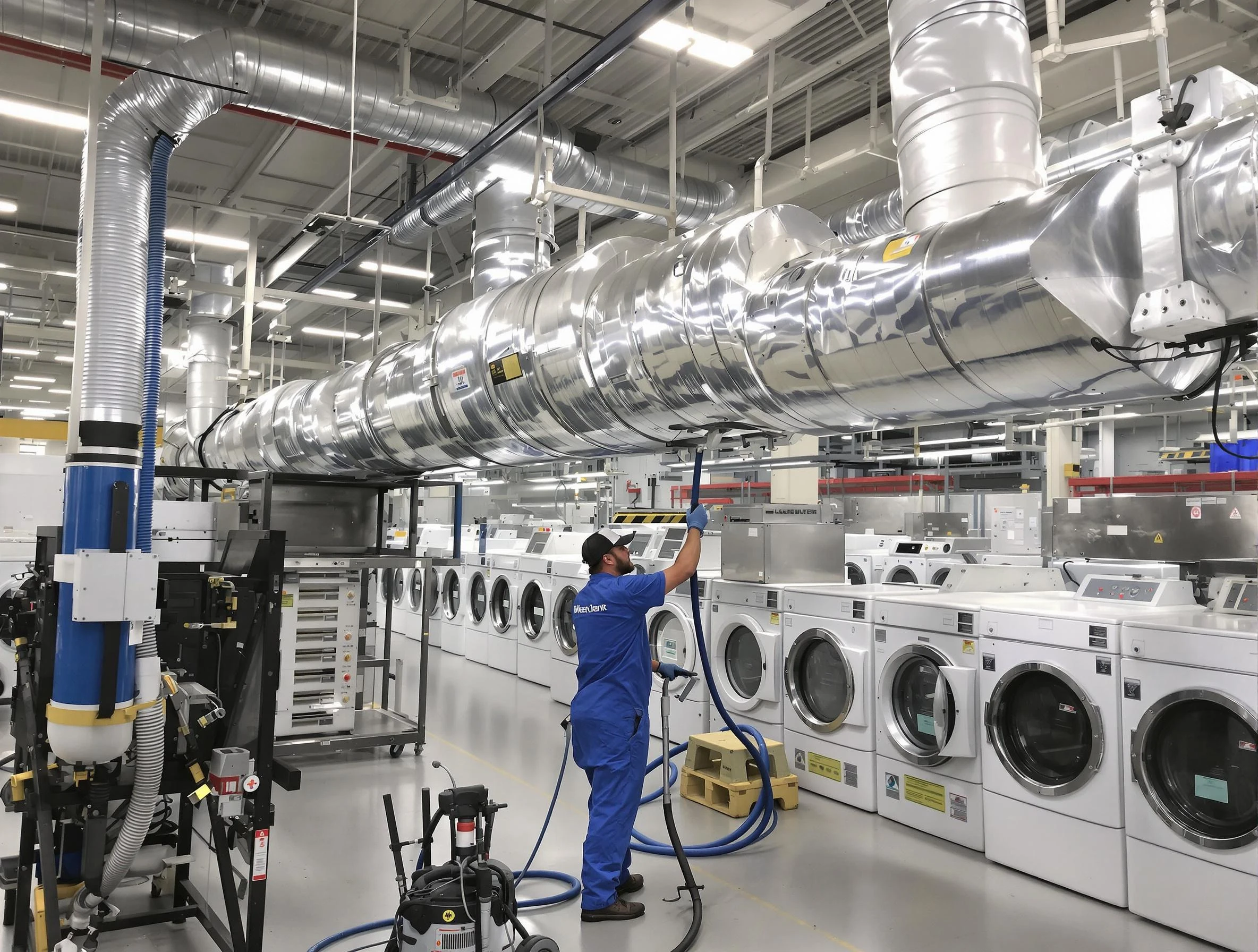 Casa Grande Dryer Vent Cleaning team performing heavy-duty industrial dryer vent cleaning in Casa Grande