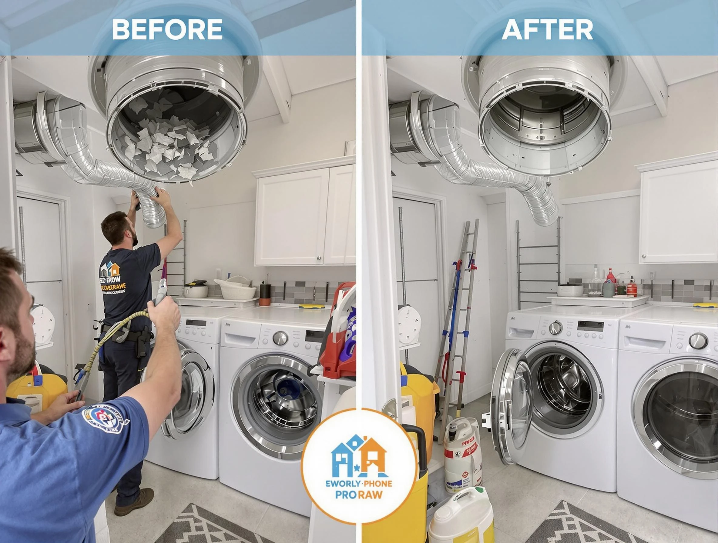 Residential dryer vent cleaning by Casa Grande Dryer Vent Cleaning in Casa Grande